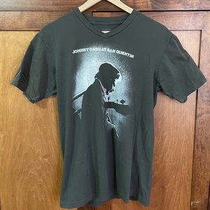 Johnny Cash At San Quentin Converse Brand V-Neck Shirt